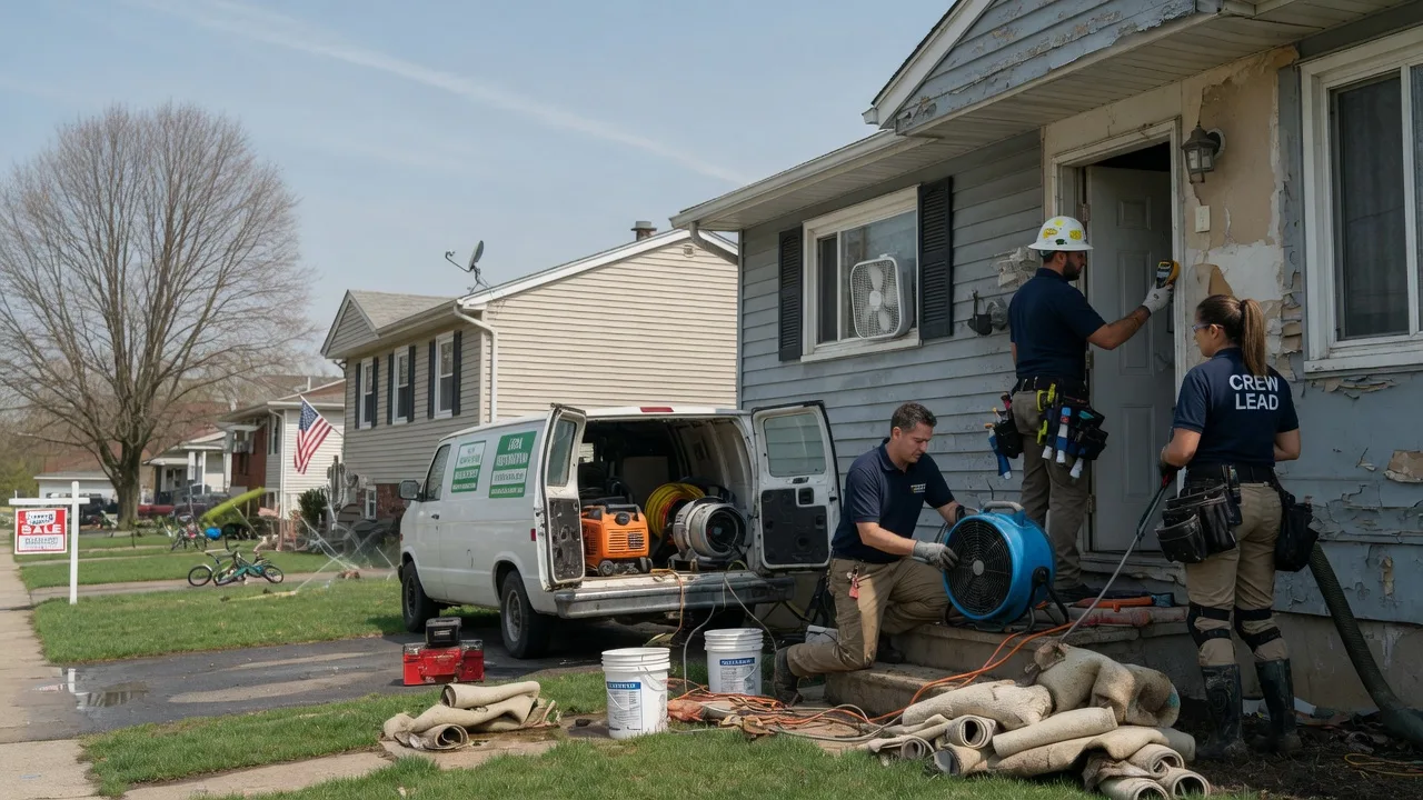 Flood Cleanup in Alma Center, WI near me